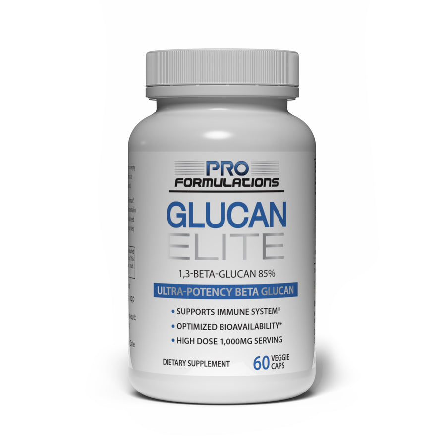 Glucan Elite - Beta Glucan Supplement 1,3D Beta-Glucan 85%, 1,000mg per serving - 30 servings