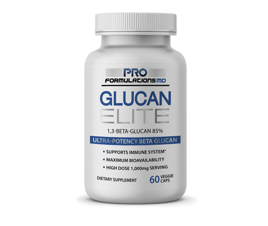 Glucan Elite - Beta Glucan Supplement 1,3D Beta-Glucan 85%, 1,000mg per serving - 30 servings - Glucan Elite