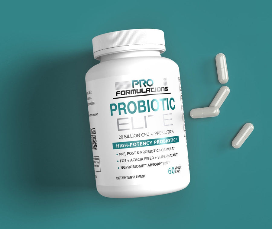 Subscribe & Save 10% - Monthly Auto Renew - Probiotic Elite – High Potency Synbiotic with FOS + Supernatant - 30 Servings - Glucan Elite